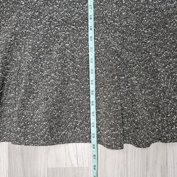 Vintage Carlisle Womens Brown Mermaid Skirt Wool Size 8 Bell Knee-length Tweed - Picture 6 of 12